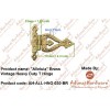 5.3 inch "Alleluia" Brass Vintage Heavy Duty T Hinge